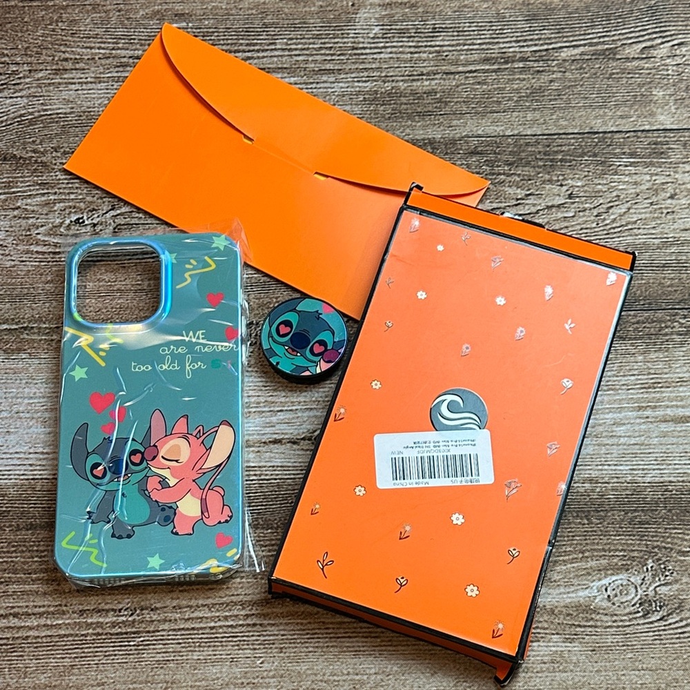 Lilo & Stitch iPhone 14 Pro Max phone case - Stitch / Angel. See pics